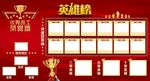 英雄榜荣誉墙