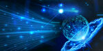 科技地球炫光星光光波人工智能