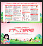 世界母乳喂养周展板