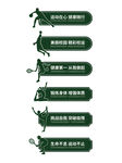 体育运动异形展板