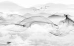 新中式灰色山水画 TIF分层图
