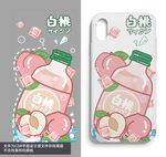 手机壳白桃图案