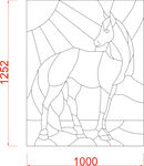 马欧式彩雕花纹描边路径