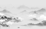 大气 客厅山水 TIF文件分层