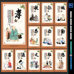 传统文化展板