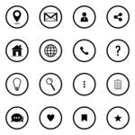 手机icon 多种类 设计图
