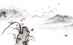 新中式背景墙