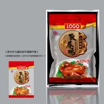 散养鸡塑料袋平面图