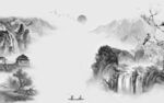 新款灰色新山水 tif分层图