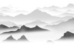 中式灰色新山水 tif分层图