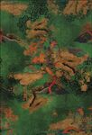 大牌莲花山水画