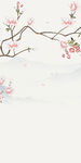 花鸟新玄关山水 TIF分层画