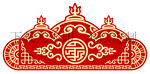 蒙古族矢量喜庆