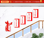 为中华民族谋复兴文化墙