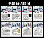 书法知识挂图
