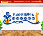 执法办案管理中心文化墙