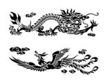 龙凤矢量图