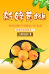 新鲜黄桃
