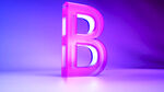 3D渲染字母B