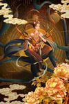 敦煌飞天仙女插画