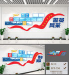 警员风采照片墙