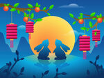 中秋节插图