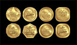 金色徽章纪念币