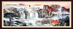 山水风景山水画