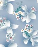 清爽抽象花