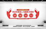 教师办公室文化墙