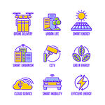 物联网城市图标