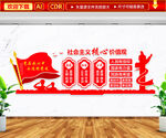 核心价值观文化墙