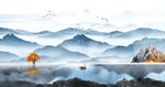 新中式山水画