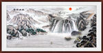 巨幅山水国画山水画