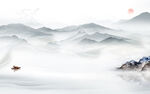 新款客厅新山水画 TIF分层