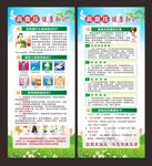 高血压健康教育展架 展板