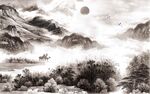 水墨画