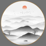 水墨山水