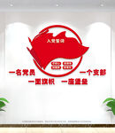 入党誓词党建标语文化墙