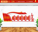 讲文明树新风文化墙