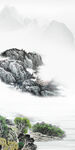 高档 玄关风景画 TIF分层画