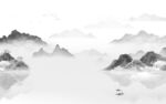 中式客厅风景山水 TIF分层