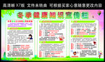 冬季健康宣传栏