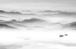 客厅 灰色新山水画 tif分层