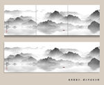 新中式意境山水画