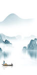意境玄关山水 TIF分层画 
