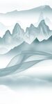 中式玄关山水新画 tif分层