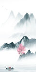 最新 家装山水玄关 文件分层画