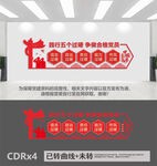 五个过硬党建文化墙