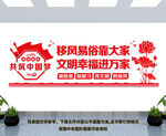 移风易俗文化墙